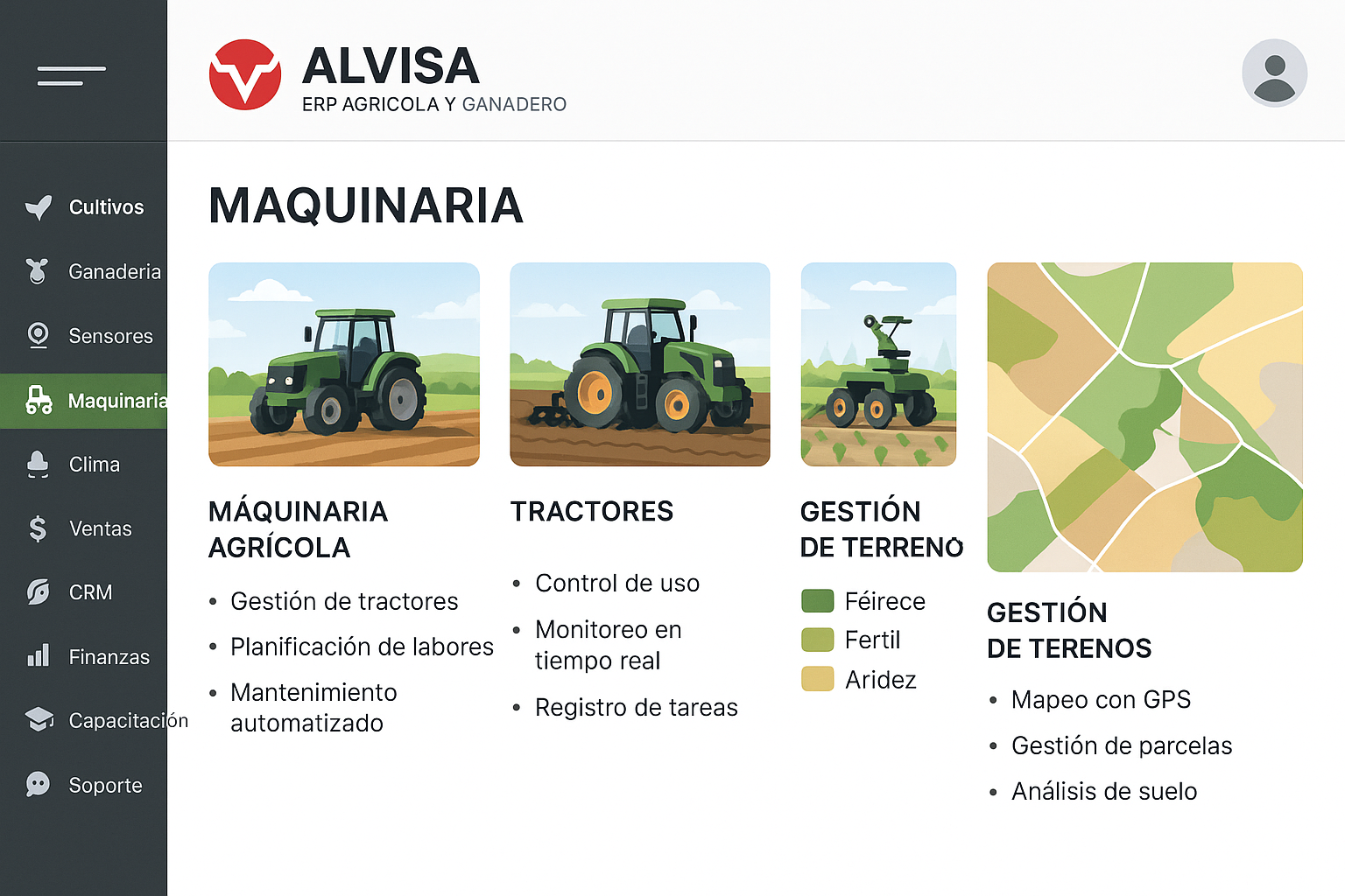 Maquinaria y tractores
